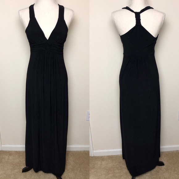 epilogue Dresses & Skirts - Black built in padding racer back maxi dress